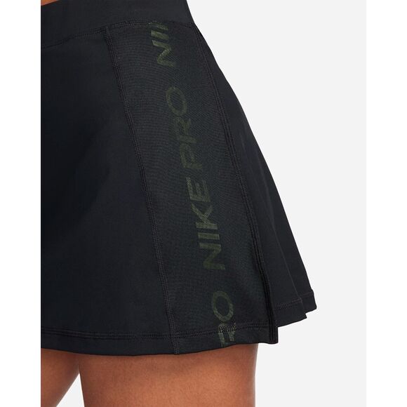 Nike Pro FB5685-010 Women's Sz M Black Dri-FIT High-Waisted 3" Skort w/Pockets - Picture 12 of 12